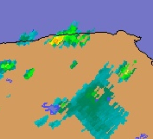 Raymer88's tweet photo. 14:39 niveles convectivos sobre Caraballeda, Naiguata, Macuto, está generando lluvias y actividad eléctrica en zona de montaña y zona de playa iniciando con llovizna. https://t.co/utAVqbXq0D
