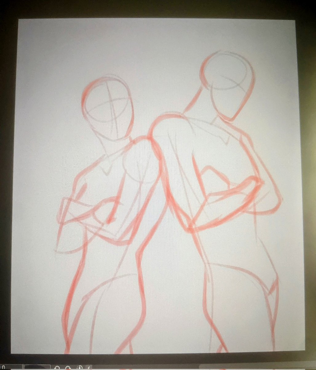 EatBonesnDraw's tweet photo. Rough sketches from something I'm cooking up  ehehe 🙈 https://t.co/et4lBt3uq0