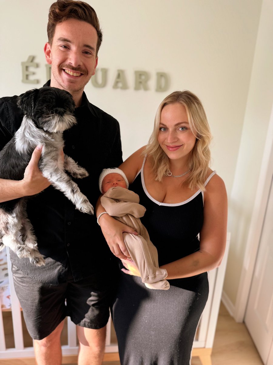 maude_parent's tweet photo. Salut Twitter! Je vous présente le petit nouveau de notre famille, Édouard. 🥹🩵 https://t.co/tkLi53zfoM