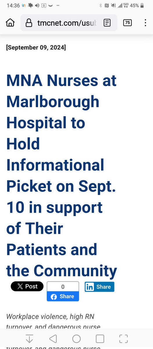 lewislang22's tweet image. Happy to be part of @WorcDSA
And stand out in support of @MassNurses at Marlborough Hospital today at their Informational Picket.

Our nurses deserve better working conditions with the current
Workplace violence, high RN turnover, and dangerous nurse staffing conditions!