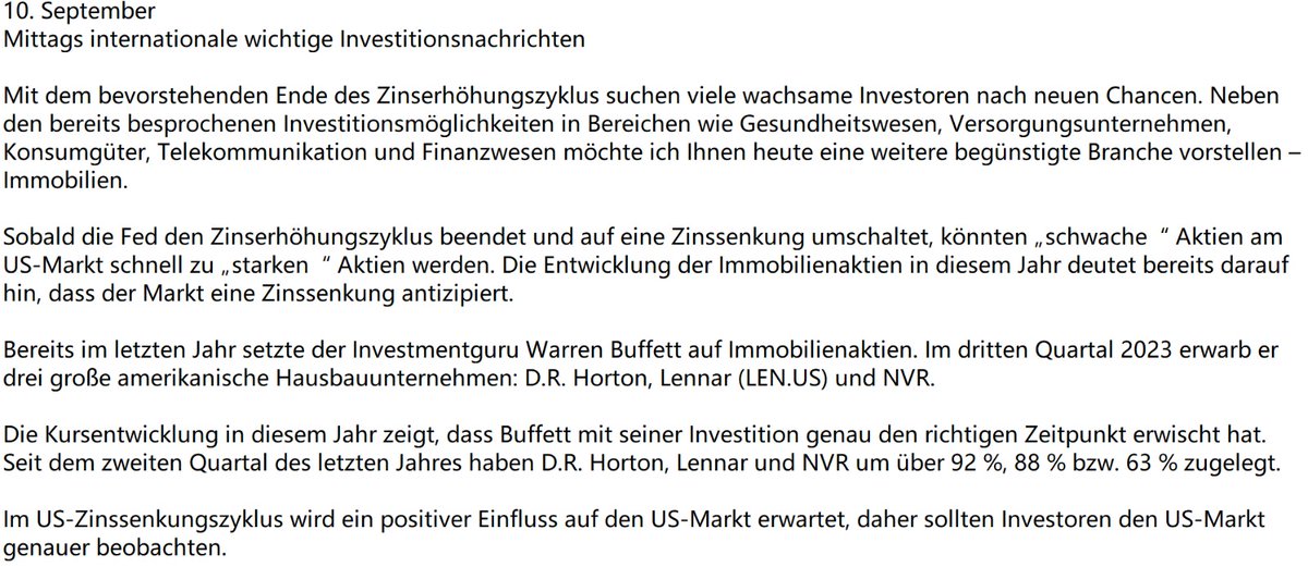Diorauw's tweet photo. 10. September  
Mittags internationale wichtige Investitionsnachrichten https://t.co/81OpERKnNR