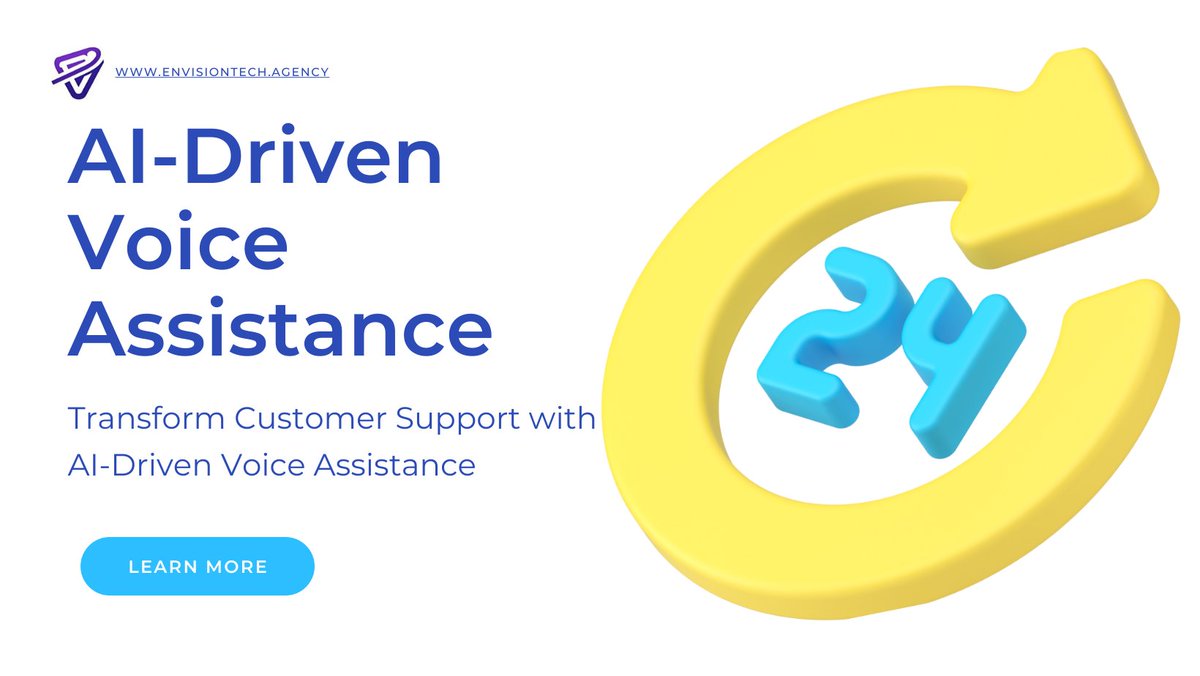 EnvisionTechAI's tweet image. Ever imagined a contact center that never sleeps? 

With Voice AI from EnvisionTechAI, handle calls 24/7, reduce wait times, boost satisfaction, and deliver personalized support across languages. 🤖💬

 #AI #VoiceAI #CustomerSupport&quot;