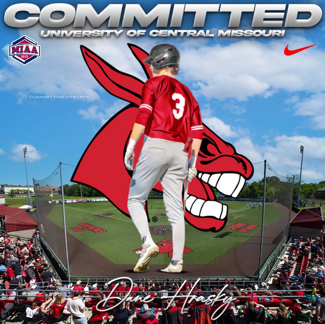 Dane Hrasky (@danehrasky) on Twitter photo I am excited to announce my commitment to the University of Central Missouri to continue my academic and athletic career. I would like to thank my family, coaches, and teammates who have helped me along the way. #RollStable 🤘<a href="/GbaDevelopment/">GBA Development</a> <a href="/othsbaseball/">OTHS Baseball</a> <a href="/PrepBaseballIL/">Prep Baseball Illinois</a> I am excited to announce my commitment to the University of Central Missouri to continue my academic and athletic career. I would like to thank my family, coaches, and teammates who have helped me along the way. #RollStable 🤘<a href="/GbaDevelopment/">GBA Development</a> <a href="/othsbaseball/">OTHS Baseball</a> <a href="/PrepBaseballIL/">Prep Baseball Illinois</a>