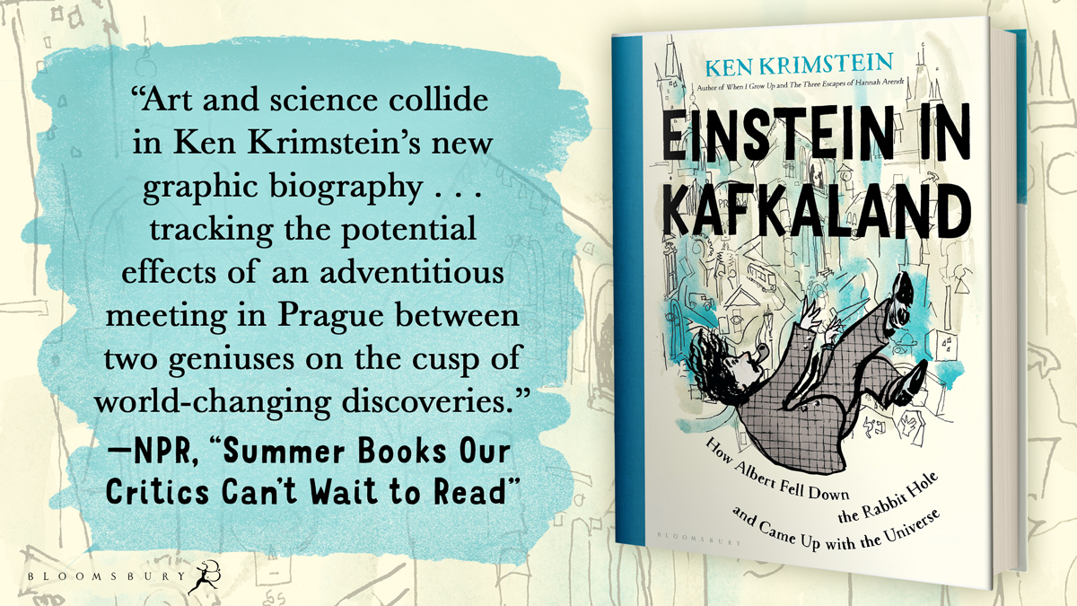 You've never read a book quite like Ken Krimstein's graphic narrative EINSTEIN IN KAFKALAND 📚 

On shelves now: geni.us/einsteininkafk…