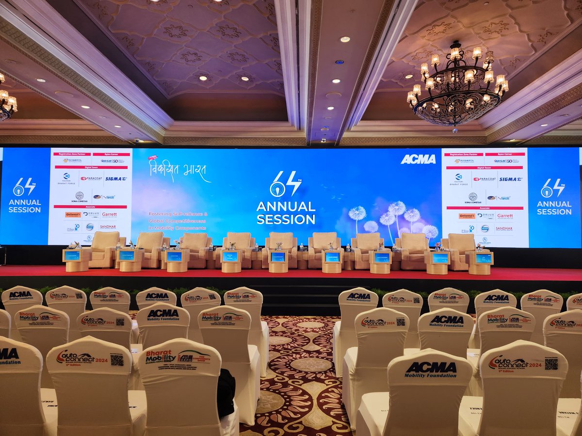 Brainonbrands's tweet photo. Annual Session begins! A powerhouse of industry leaders, policymakers, and innovators shaping the future of mobility. #ACMA #AnnualSession #viksitbharat #brainiacsatwork #brainsonbrands #vision2030 #powerofi https://t.co/tiD1Nr1iDm