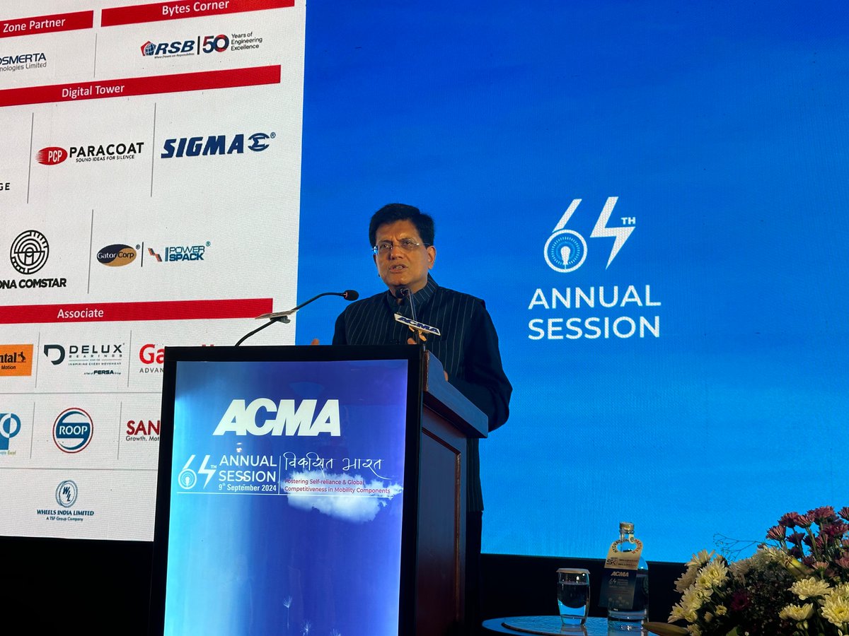 Brainonbrands's tweet photo. Annual Session begins! A powerhouse of industry leaders, policymakers, and innovators shaping the future of mobility. #ACMA #AnnualSession #viksitbharat #brainiacsatwork #brainsonbrands #vision2030 #powerofi https://t.co/tiD1Nr1iDm