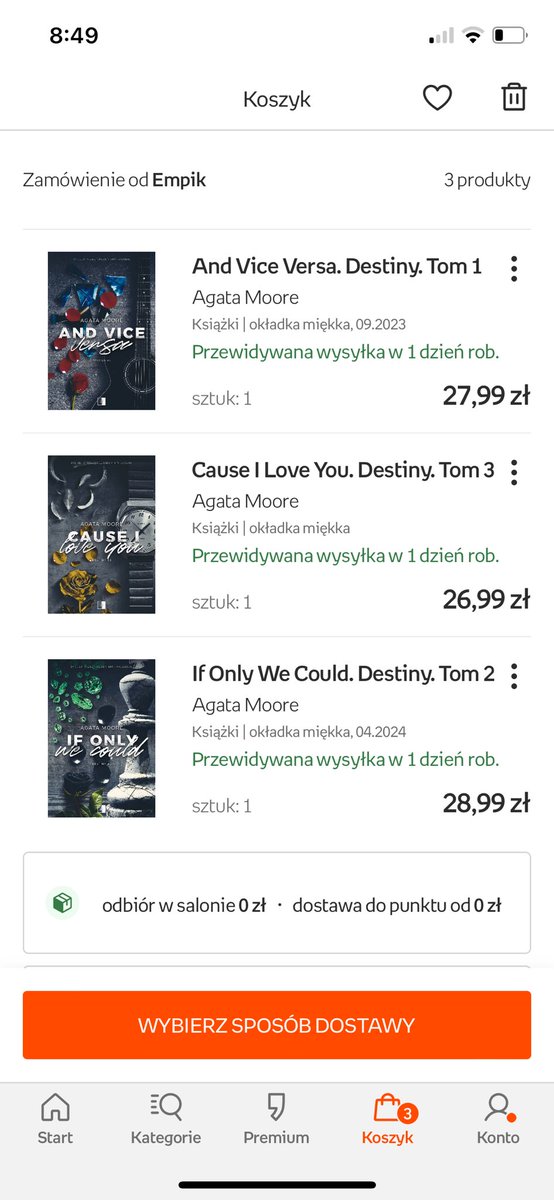 agata__moore's tweet photo. Takie dobrze ceny, że grzech nie kupić🤭😏
#avvnapapierze #iowcnapapierze #cilynapapierze #AMdestiny
https://t.co/Pvl0AT2fRl https://t.co/sX0yhFvtd8