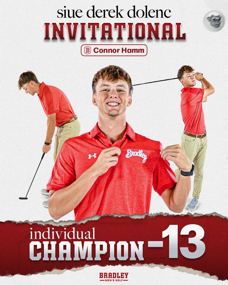 🥇6⃣𝗬𝗘𝗔𝗥𝗦 𝗜𝗡 𝗧𝗛𝗘 𝗠𝗔𝗞𝗜𝗡𝗚🥇

Connor Hamm WINS the Dolenc Invitational, bringing home the Braves' first Individual Title since 2018!