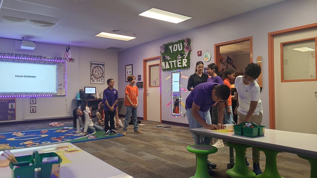 Our amazing counselor doing some fun angaging SEL lessons 😁 we are very lucky to have her here at the castle 🏰  #YouMeRIE