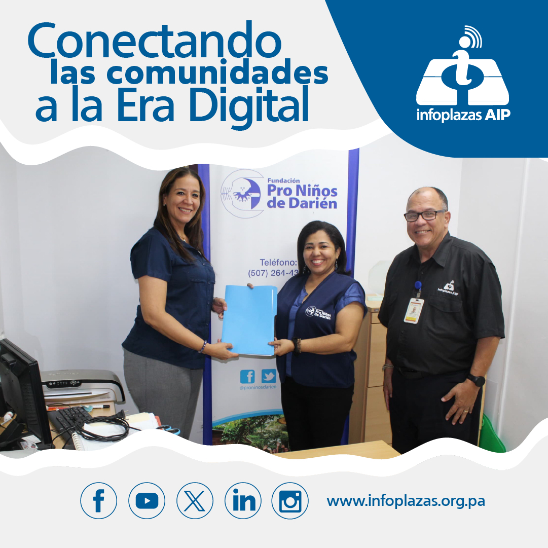 Infoplazas AIP se une al Viernes Azul para apoyar a la Fundación Pro Niños del Darién. Colaboradores de distintas sedes y Centros Comunitarios organizaron diversas actividades como ventas y colectas. La Fundación trabaja para mejorar la vida de 6,000 niños en el Darién.