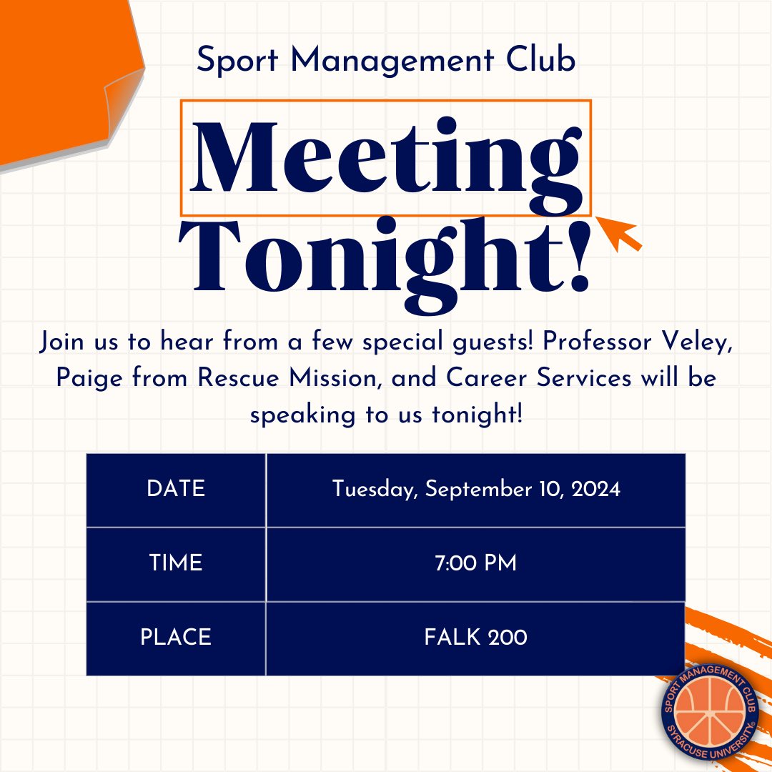 SPM Club meeting tonight! Meet us in Falk 200 at 7 PM. A few guests will be coming in to speak to us tonight. Hope to see yall tonight!