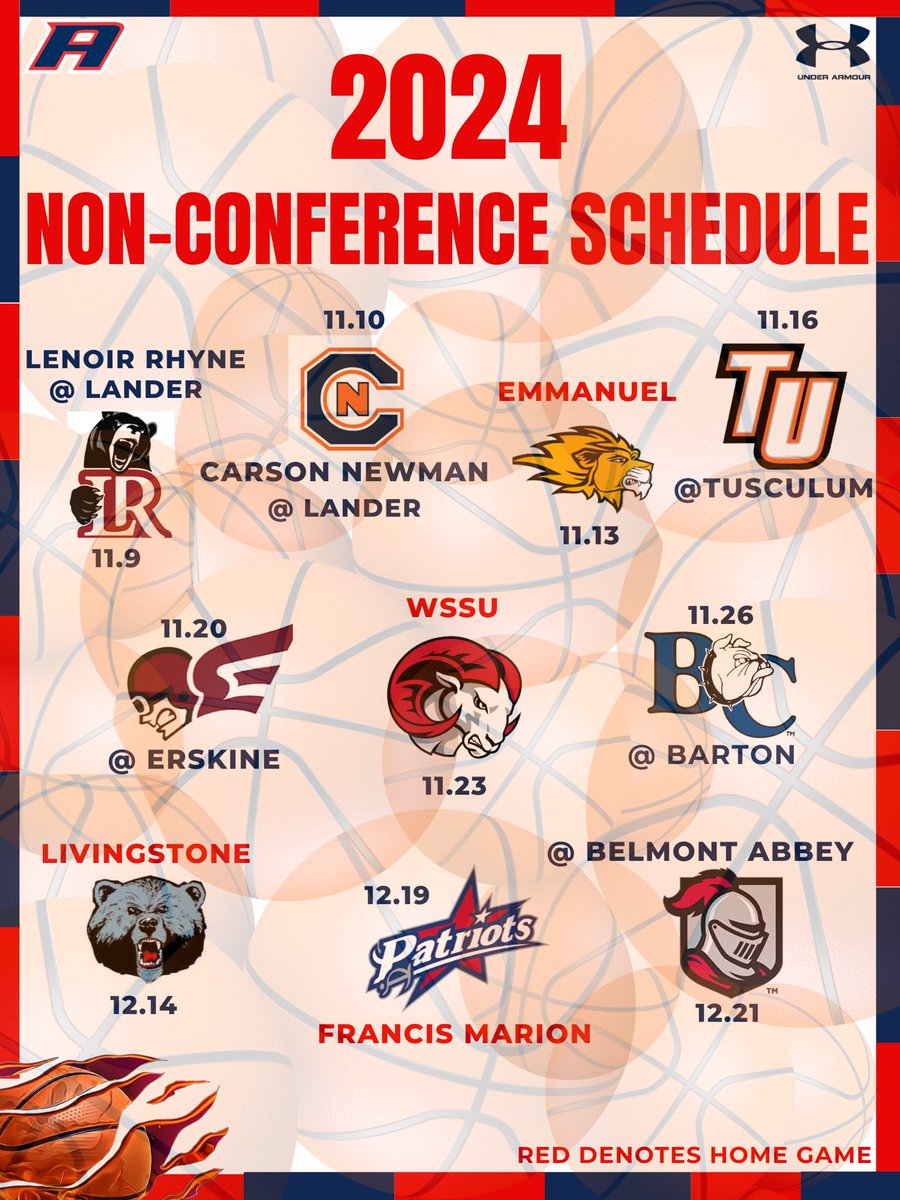 Check out our slate of non-conference games‼️

Mark us in on your 📆