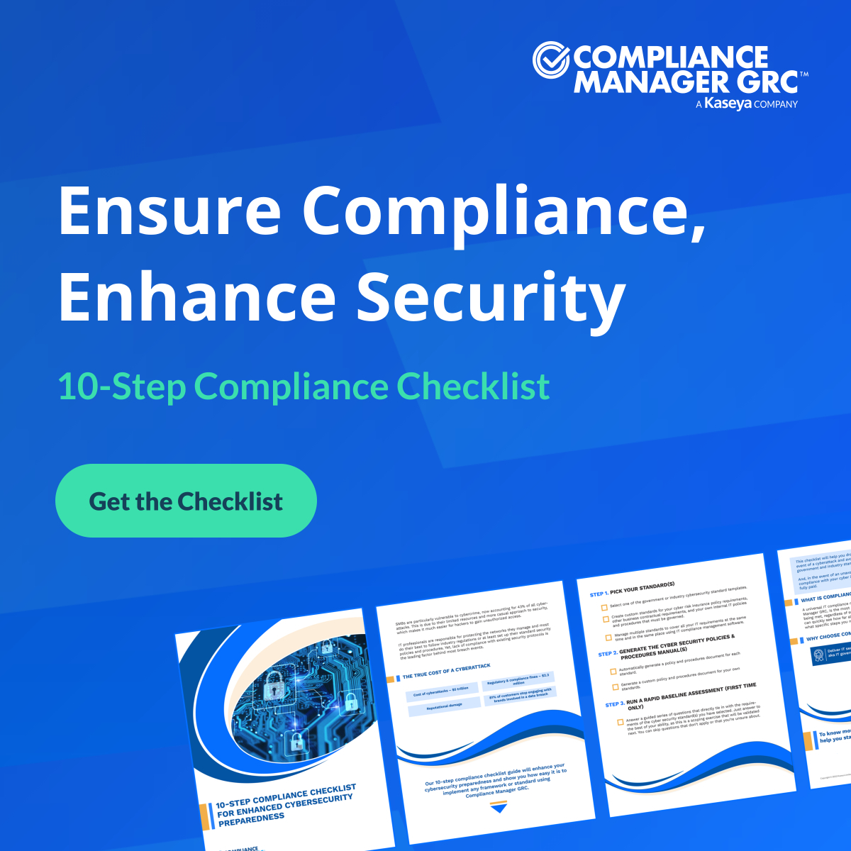 Did you know that 43% of cyberattacks target SMBs? Don’t let limited resources leave you vulnerable. 

Our checklist is designed to enhance your cybersecurity readiness and simplify applying any framework.
🔗 bit.ly/3AR6pJ2

#Cybersecurity #Compliance #SMB #ITSecurity