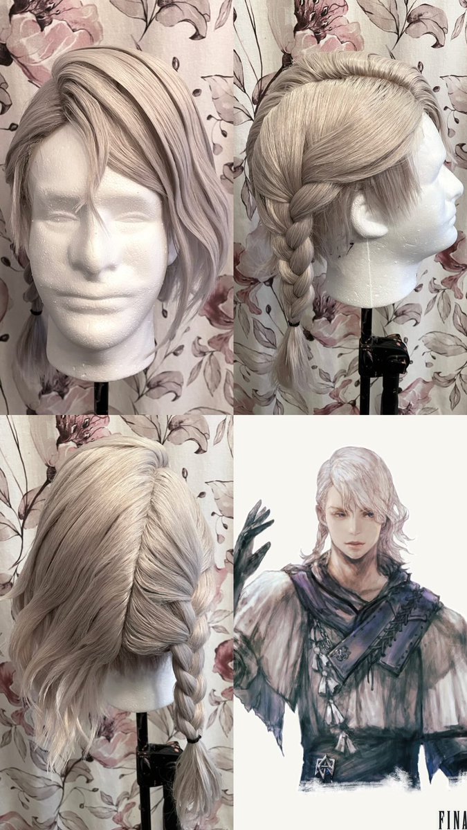 Finished up the wig for Sleipnir Harbard from FF16 this week! 
#ffxvi