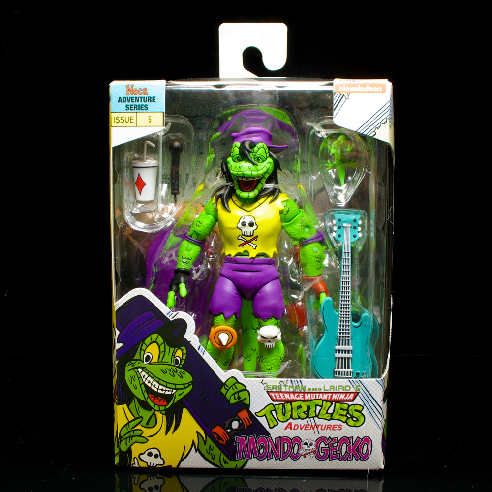 It's #TurtleTuesday, and it is also a thrill that the #MightyMutanimals are well on their way in plastic, thanks to <a href="/NECA_TOYS/">NECA</a>. #MondoGecko is the latest entry, and pound for pound, he might be the best yet. 

#TMNT #NECAToys
