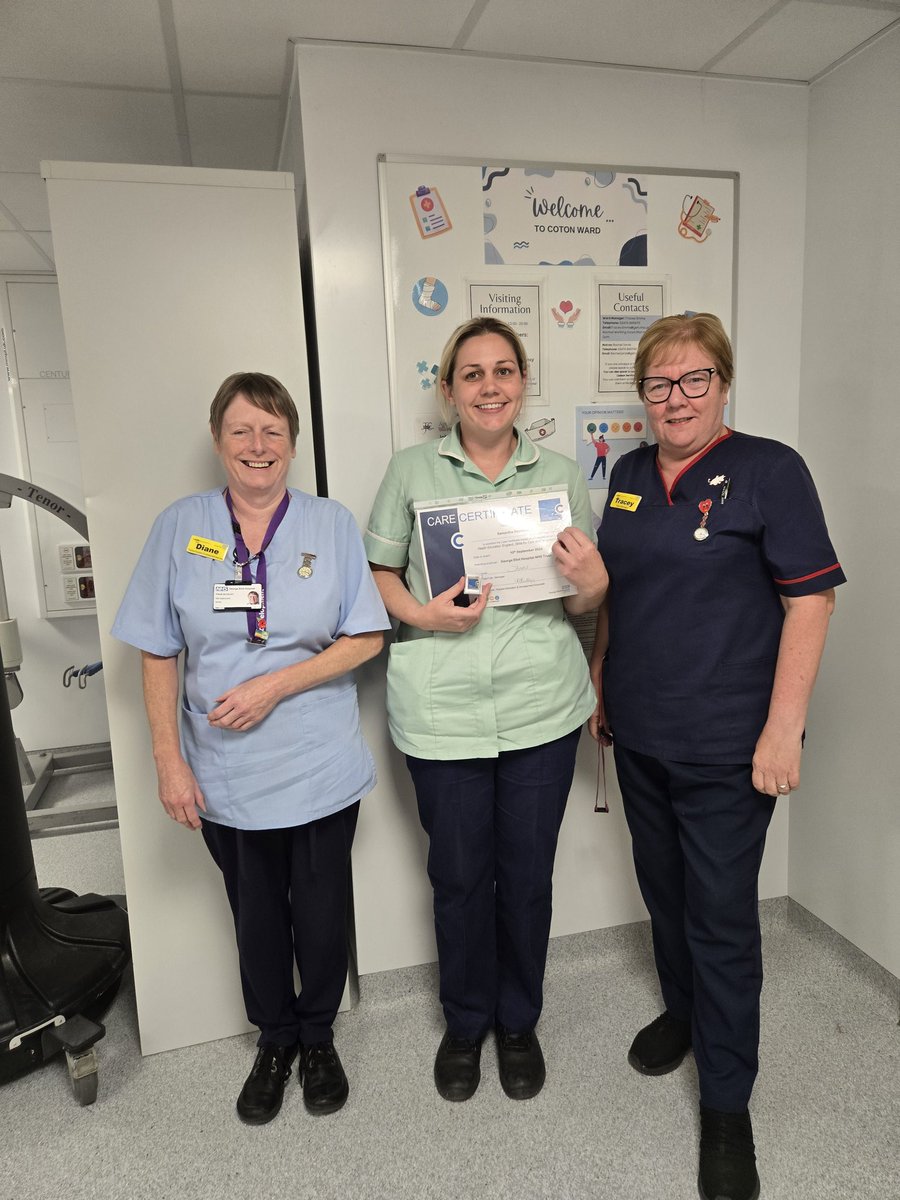 Congratulations Sam on completion of your Care Certificate <a href="/94alirolfe/">Alison Rolfe</a> <a href="/AlisonBakewell/">Alison</a> <a href="/GEHNHSnews/">George Eliot Hospital NHS Trust</a> <a href="/McLovelace/">#HelloMyNameIs Lisa Mc</a> <a href="/nag2710/">Natalie G - RN 💙</a> <a href="/Carolin88643742/">Caroline Hughes</a> #WeAreHCSWs