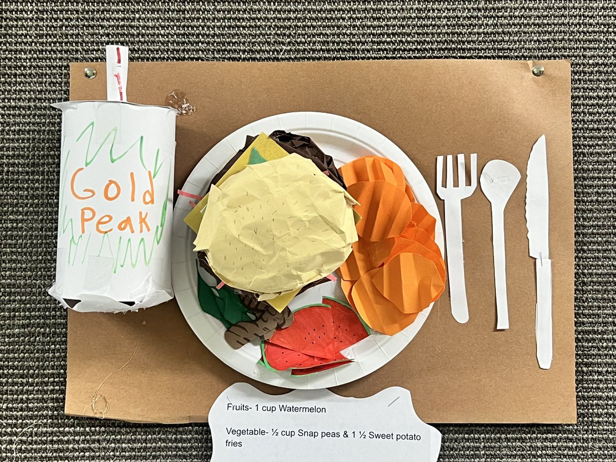 RTC_HS's tweet photo. Mr. Wischnewsky's class created healthy plate projects in Lifetime Nutrition and Wellness.

#RTCProud
#RisingToChallenges https://t.co/bpM47uPTCC