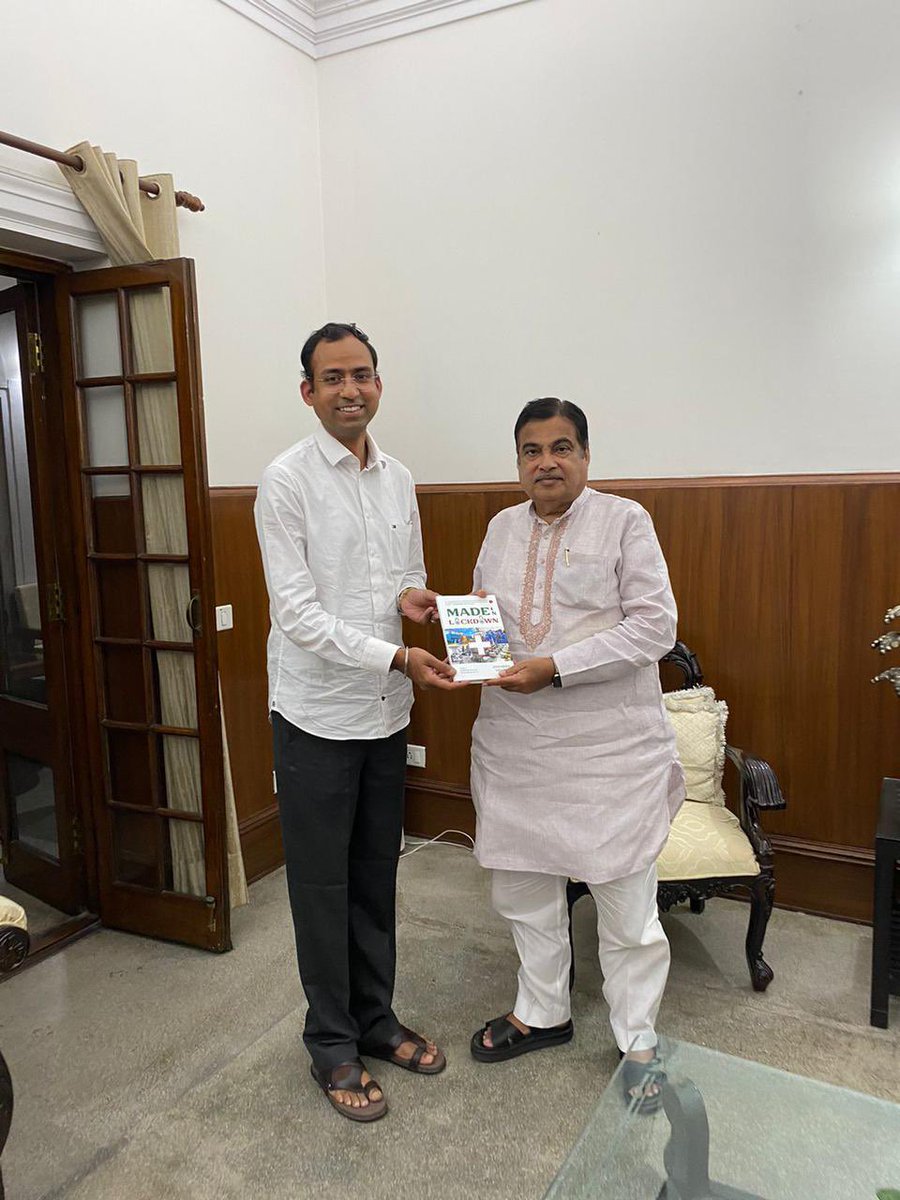 AP_MedTechZone's tweet photo. A testament to perseverance! @AP_MedTechZone’s story through "#MadeInLockdown" a special copy presented to Sri @nitin_gadkari ji @MORTHIndia sharing how #India rose to the occasion in #MedTech during #Covid. inspire a future in #Innovation : Read now: https://t.co/ys67rg5VgH https://t.co/P62xBfdrs2