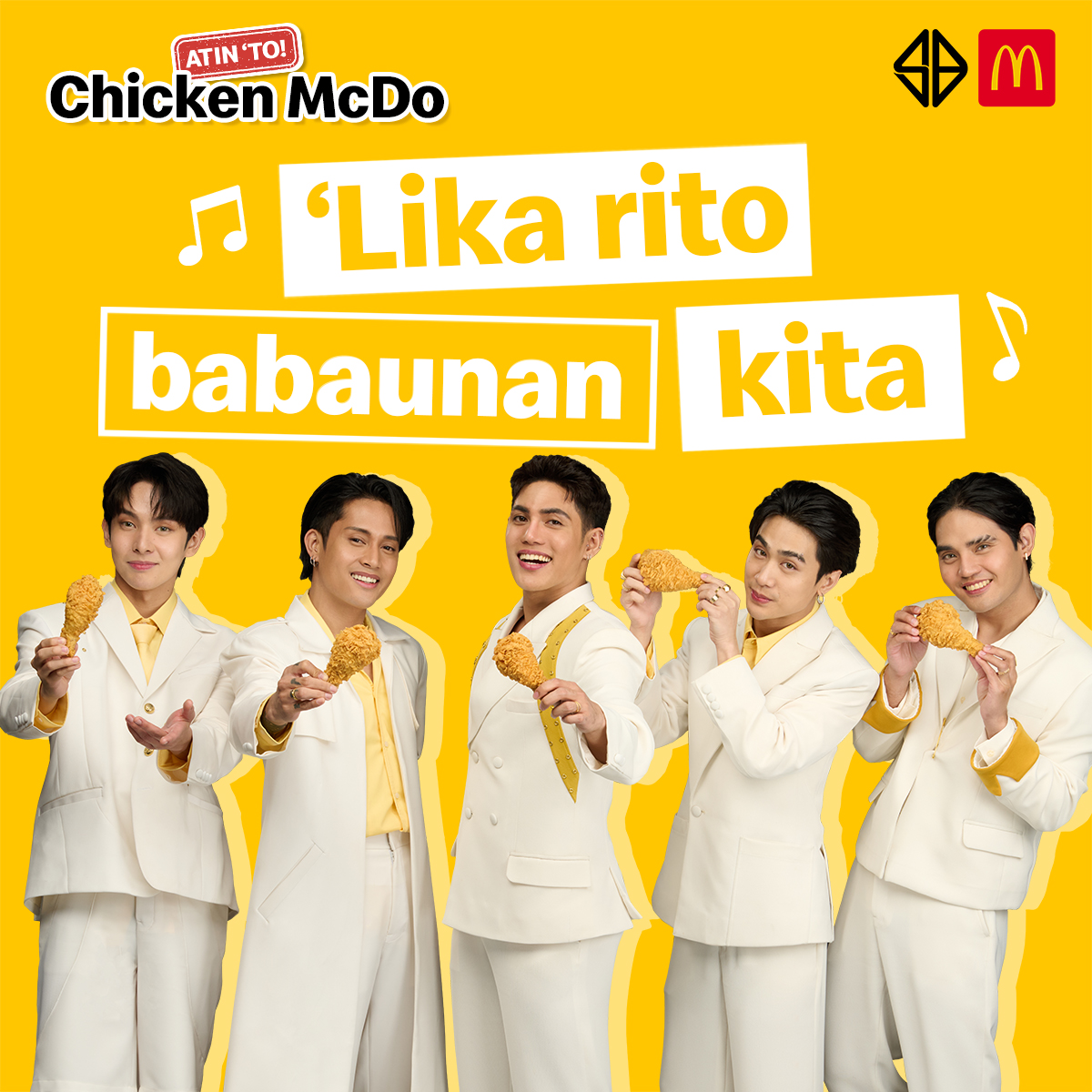 Anong hain? 🍗 Sarap kumain ng #AtinToChickenMcDo while watching SB19’s Kalakal Music Video!