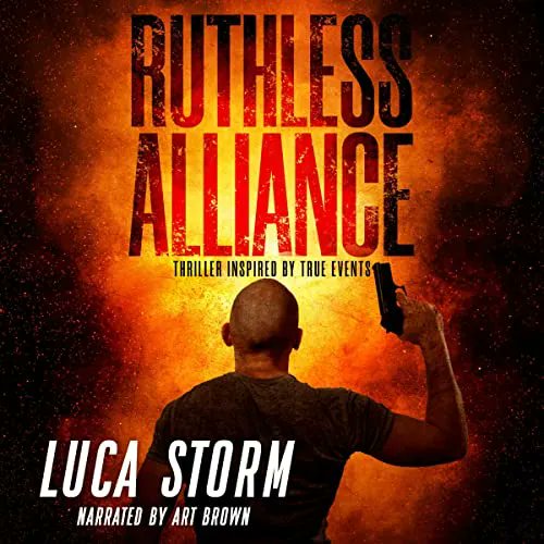 Audio_learning's tweet image. Review: Ruthless Alliance 🌵🔫

Luca Storm's crime thriller takes you on a wild ride through Northern Mexico with DEA agent Luis Fuentes, who fakes loyalty to infiltrate an international conspiracy. Danger, dark humor, and non-stop action! 

#Audiobook #BookReview #Thriller