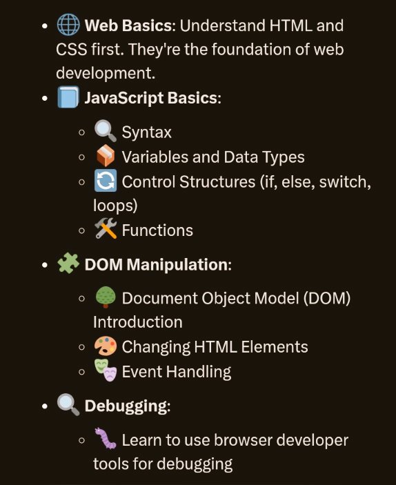 e_opore's tweet image. JavaScript Learning Roadmap step by step. ⬇️