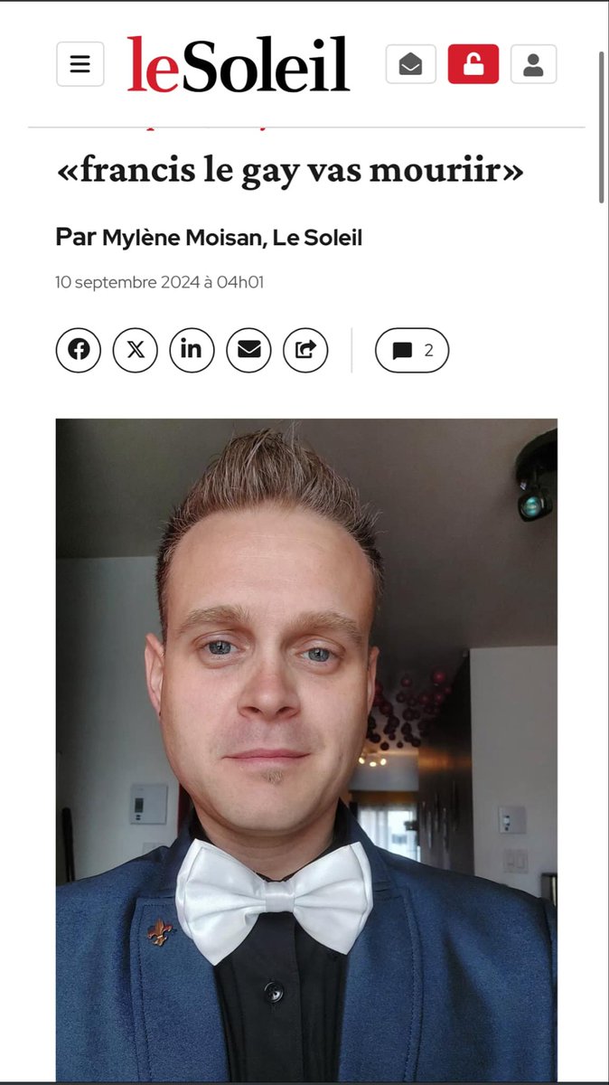 J’ai lu ce texte ce matin et j’ai écouté le professeur Francis Richer au micro de Patrick Lagacé. Je suis scandalisé que l’on puisse tolérer une telle violence envers l’un de nos enseignants, en toute connaissance de cause, sans entraîner de conséquences pour qui que ce soit. Je