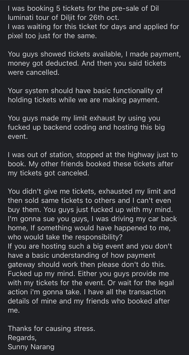 SN1074's tweet photo. @zomato do not host shows at this level if you don’t know how to code basic functionality of payment system. https://t.co/eJrGsUP9z8