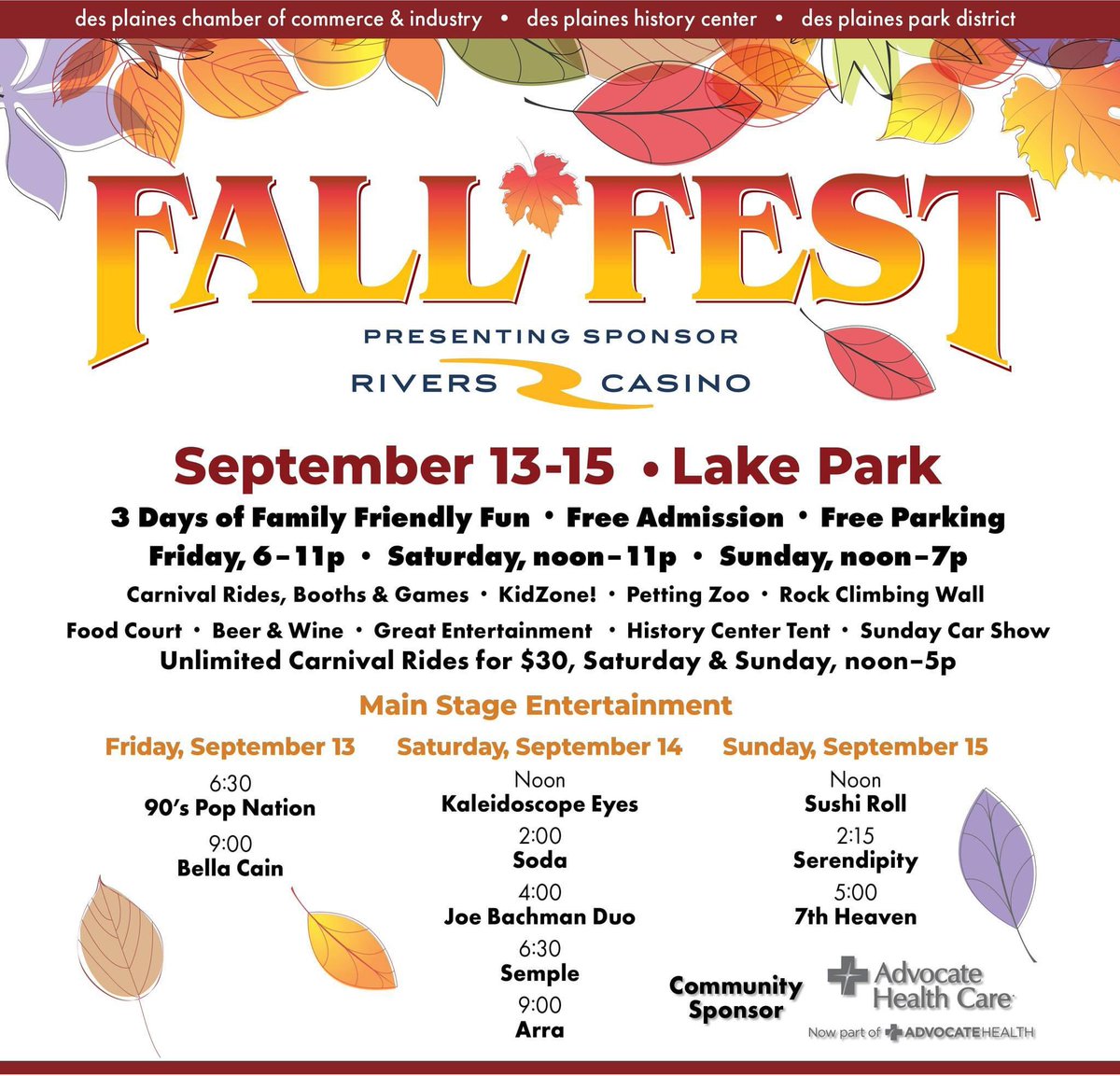 tricafe_'s tweet photo. Who’s coming out to see us at Des Plaines Fall Fest this weekend?? https://t.co/CoWRA7vIOY