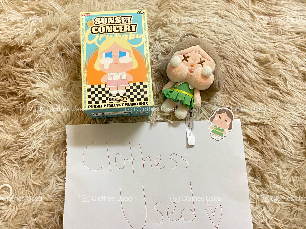 naohgnsei's tweet photo. crybaby sunset concert💌

น้องเขียวว 370  💚 

📍นัดรับได้ที่ ห้วยขวาง เดอะสตรีท เซนพระราม9 
📦 ส่งต่างจังหวัดได้ ราคารวมส่งแล้ว

#ตลาดนัดpopmart #ตลาดนัดlabubu #ตลาดนัดcrybaby #ตลาดนัดกล่องสุ่ม #ตลาดนัดCrybaby #ส่งต่อ #ตลาดนัดกล่องสุ่ม #ตลาดนัดarttoy #crybabysunset https://t.co/T13dGhBZqH