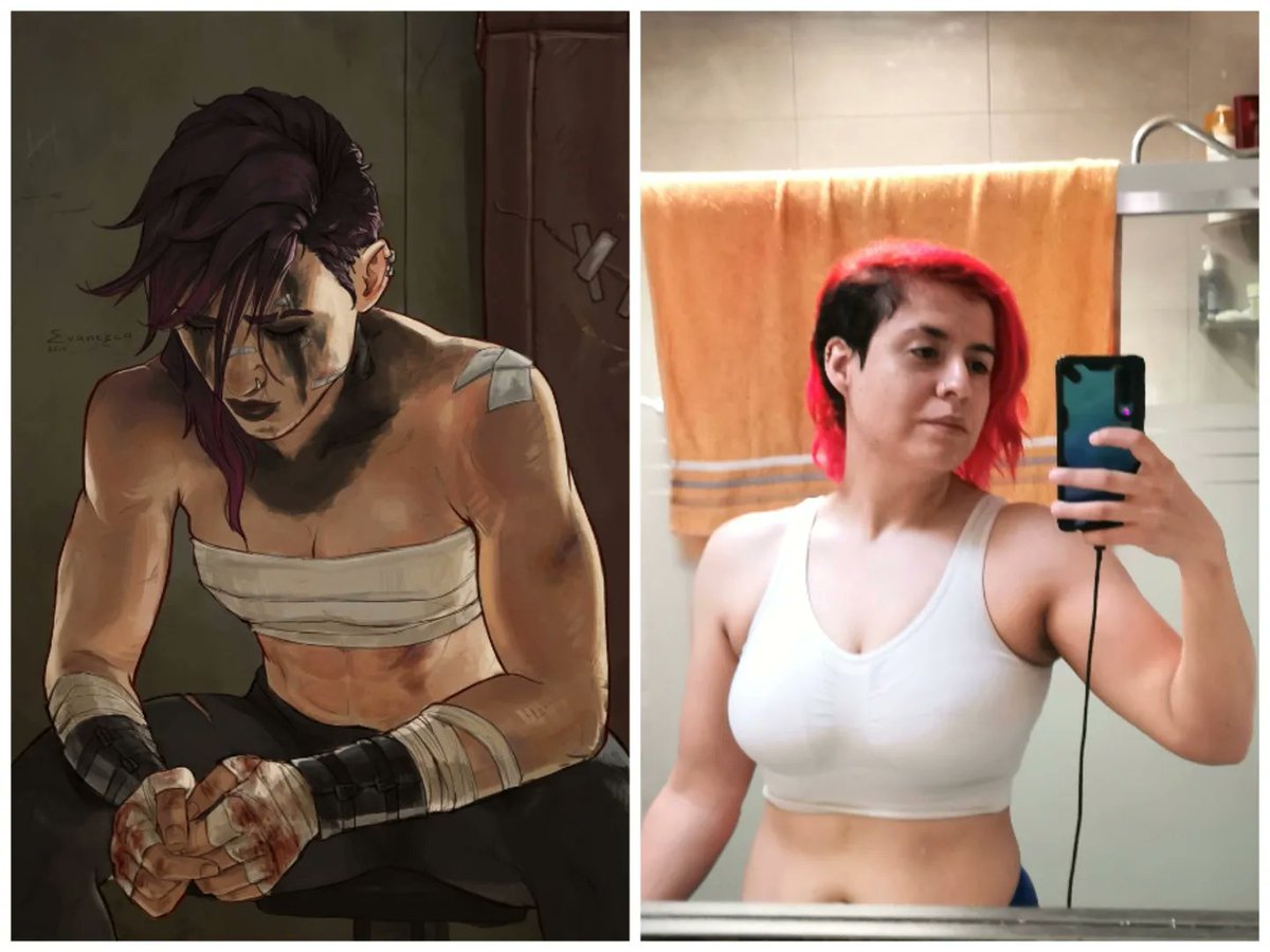 MAkaly_K's tweet photo. I will soon achieve my goal 💪
🖌️ @evanezco99 ♥️♥️♥️
#vicosplay #viarcane #viemo #makalyk #gaming #notilol
#caitvi #piltoversfinest #vi #arcane #cosplay @arcaneshow @LeagueOfLegends @ForticheProd https://t.co/1xReVojnfw