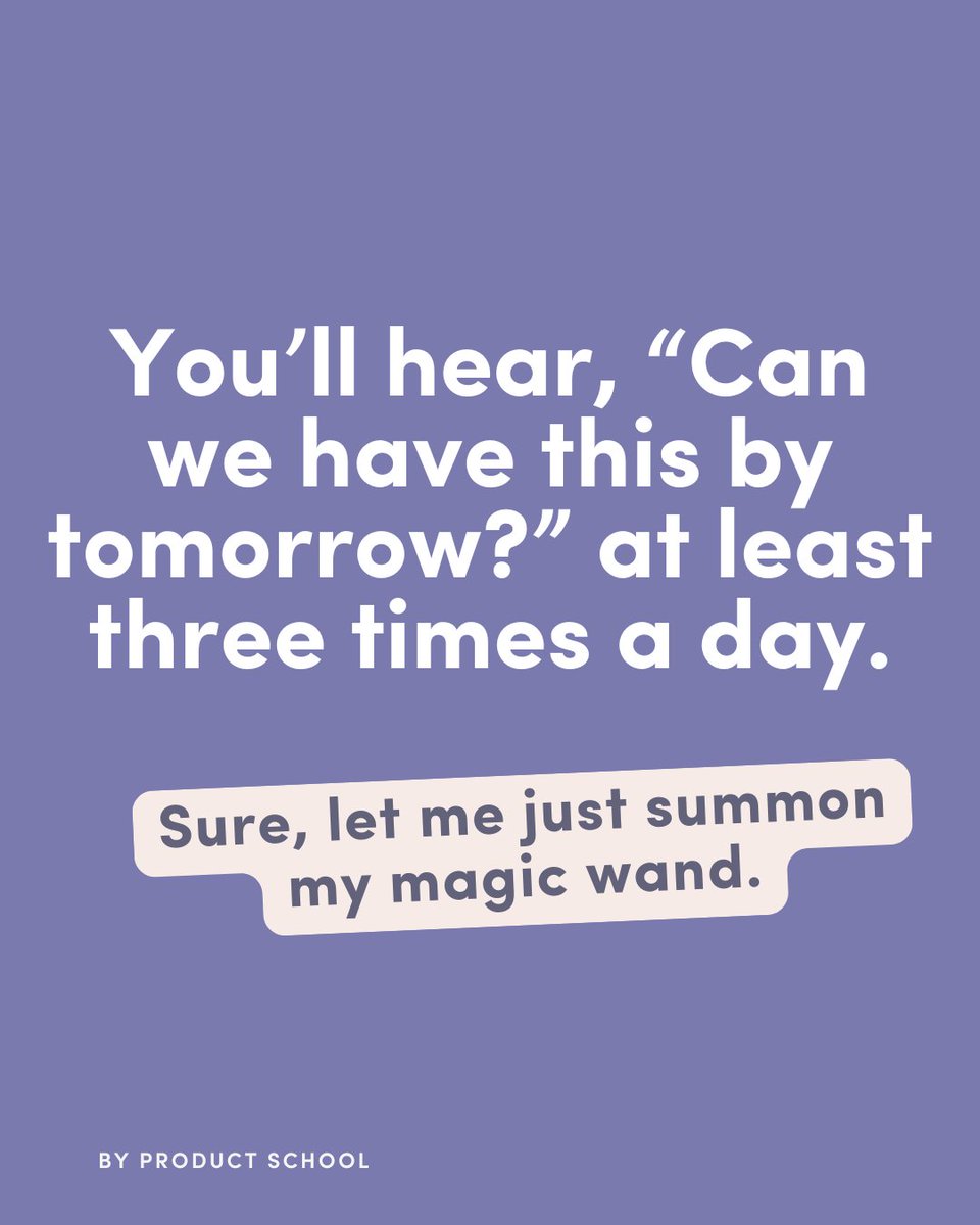 productschool's tweet photo. Things I wish I knew before working in product management… said literally every PM ever.🥲
Know a fellow PM who needs a laugh (or cry)? 🔄 Repost this so they can see it!
#prodmgmt #productmanagement #productmanagerhumour #productmanagerlife #productmanagerproblems https://t.co/BxniaZU31O