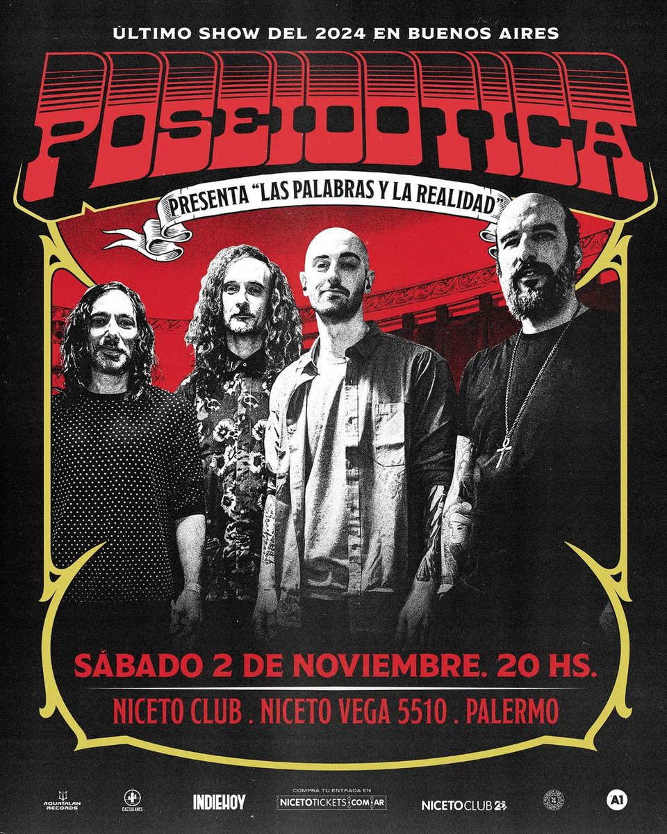 POSEIDOTICA DESPIDE EL AÑO EN NICETO 

Llega con un show  audiovisual mágico + invitados estelares👽⠀⠀
⠀⠀⠀⠀⠀⠀⠀⠀⠀⠀⠀
♾️Sábado 2/11 presentación de "Las Palabras y La Realidad" ⠀⠀⠀⠀⠀⠀⠀
⠀⠀⠀⠀⠀⠀⠀⠀⠀
🎫 Preventa 1 con super descuento 

<a href="/aquatalan/">Aquatalan Records</a>