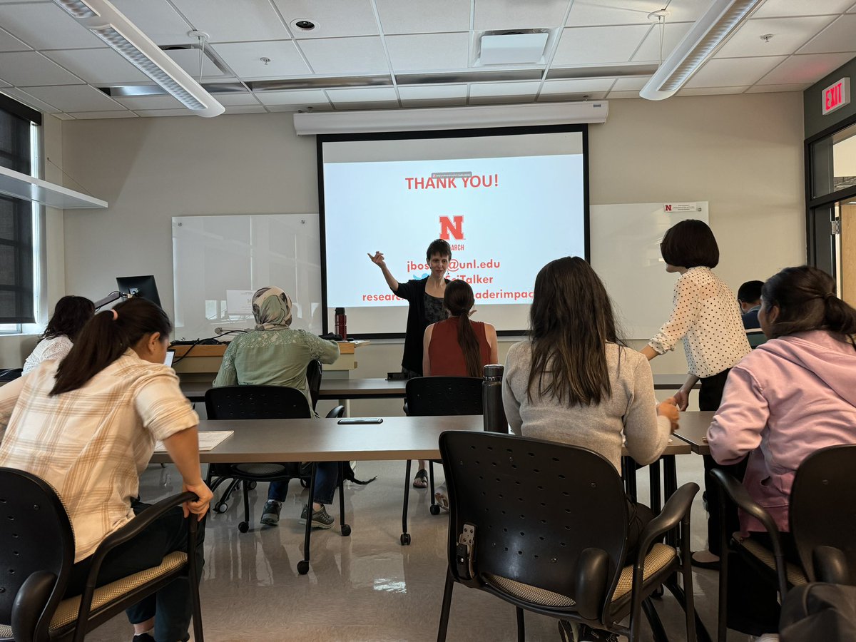 Shilu Dahal (@siludahal) on Twitter photo Thank you for the impactful seminar Jocelyn, @SciTalker : We canât have AI Scientists as Science is a social process where meaning to research is an emergent property.
#creatingimpactfulresearch <a href="/UNL_PlantPath/">UNL Department of Plant Pathology</a> students are happy to meet you and build our connection!! Thank you for the impactful seminar Jocelyn, @SciTalker : We canât have AI Scientists as Science is a social process where meaning to research is an emergent property.
#creatingimpactfulresearch <a href="/UNL_PlantPath/">UNL Department of Plant Pathology</a> students are happy to meet you and build our connection!!
