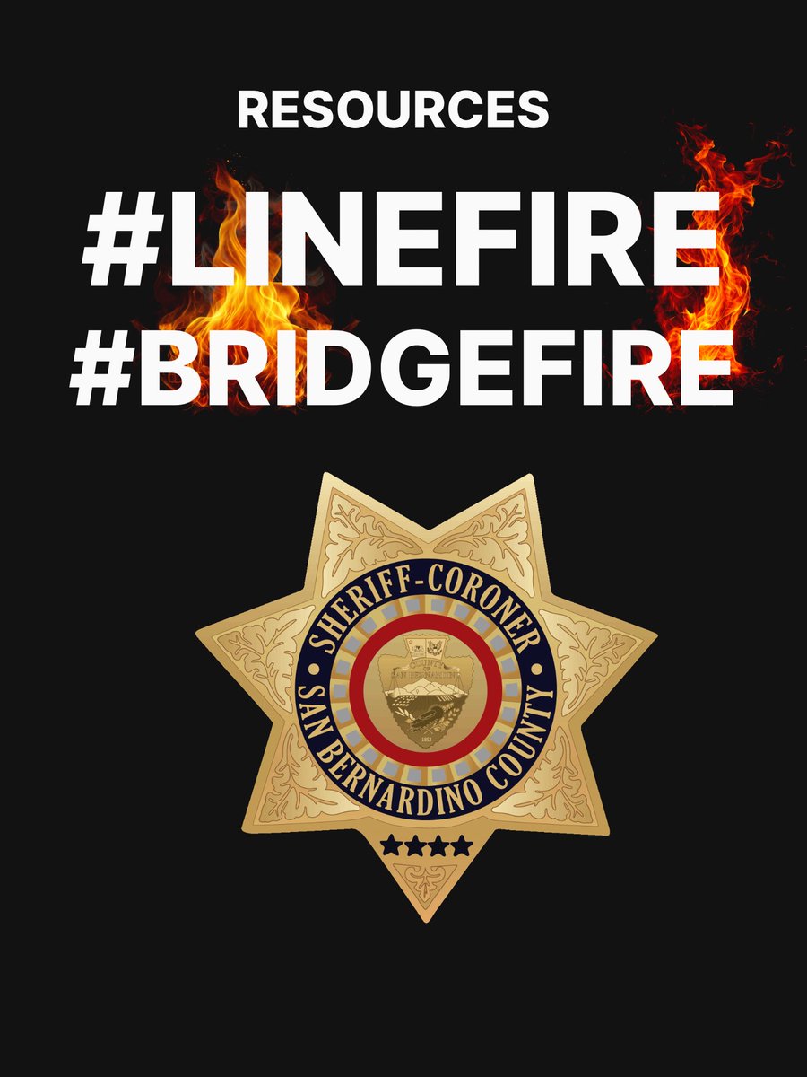 San Bernardino County Sheriff tweet media
