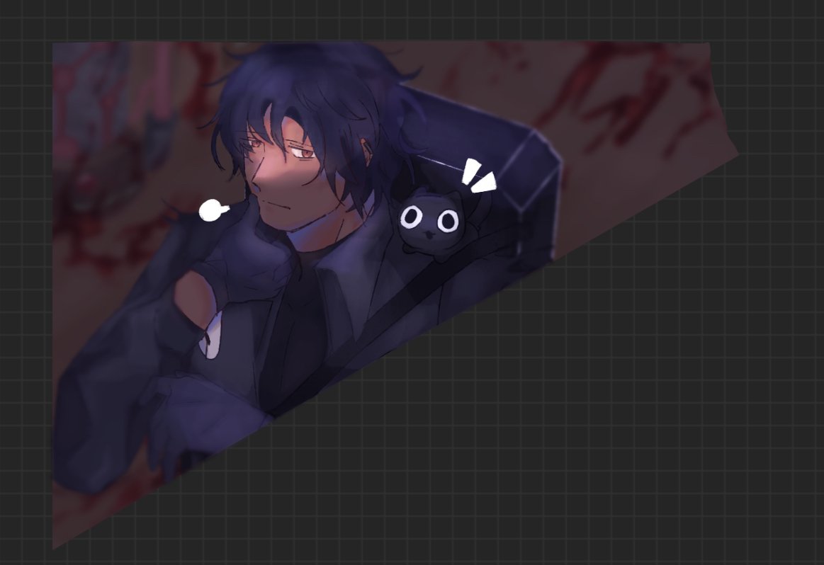 My pieces for <a href="/PMOCzine/">Children of the City: A Project Moon OC Fanzine</a> ~ featuring Laure, None, and Samuel! I am in the cover!!!
thanks for having me!! please check out the zine!!!!