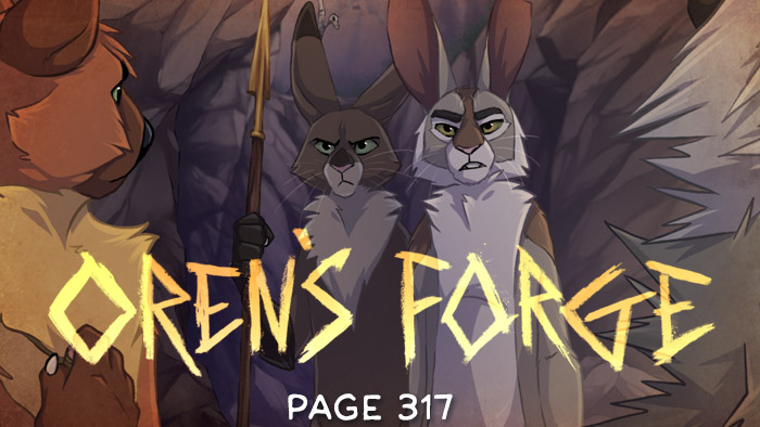 Posted Oren's Forge PG 317!
Tapas: tapas.io/episode/3280926
FA: furaffinity.net/view/58060947
DA: deviantart.com/teagangavet/ar…

Read all of Volume Two and help support the comic over on Patreon for only $5!
#orensforge #graphicnovel #webcomic
patreon.com/teagangavet