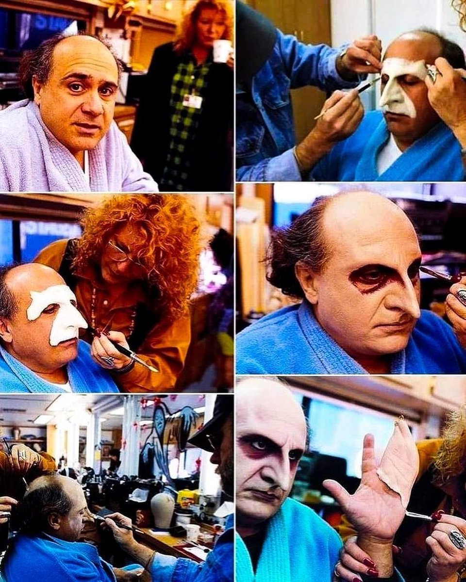 Grita_Radio's tweet image. Así era la transformación de #DannyDevito en el #Pinguino de #BatmanReturns