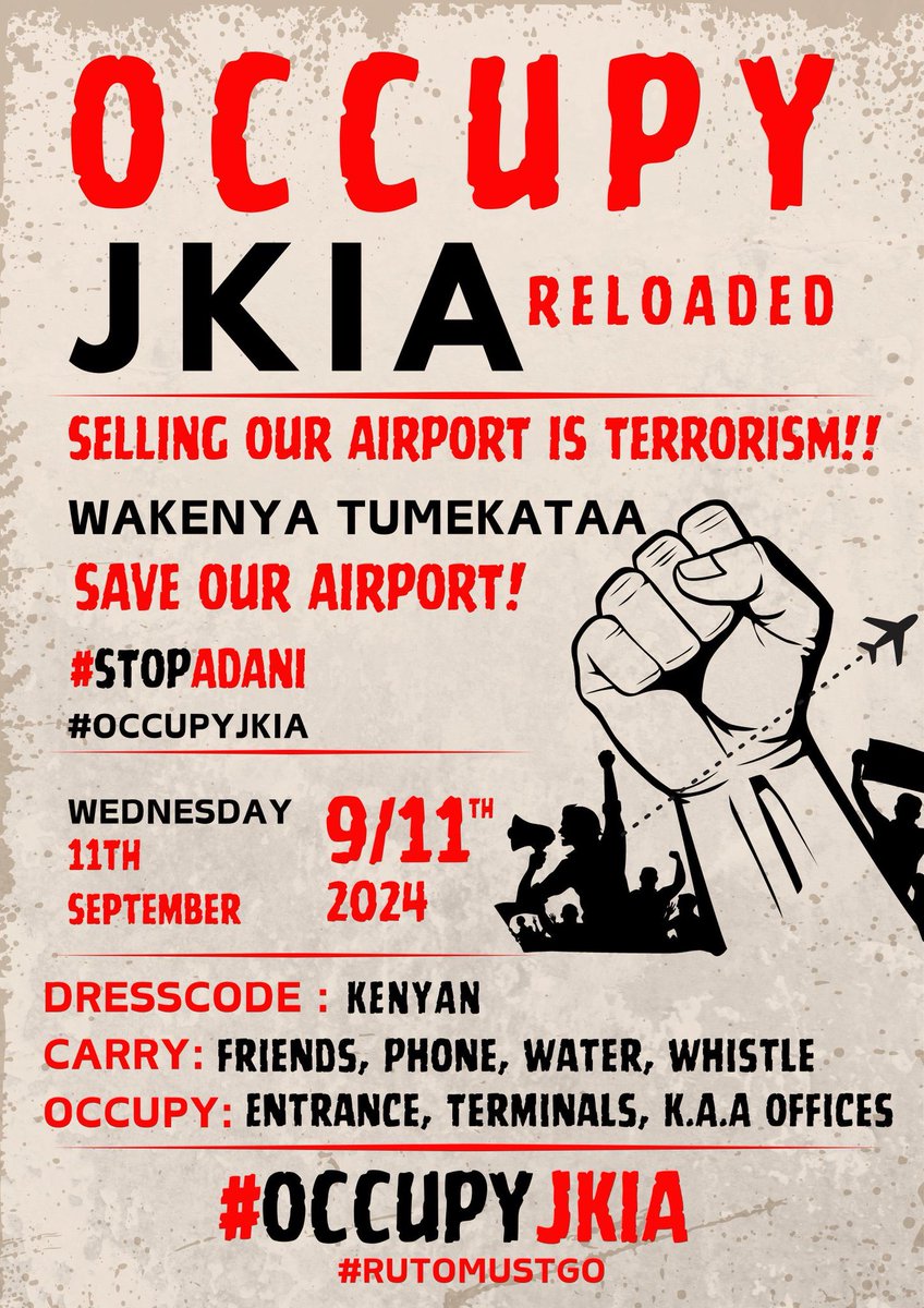 ADANI must Fall! #StopAdani #OccupyJKIA let’s make this trend!