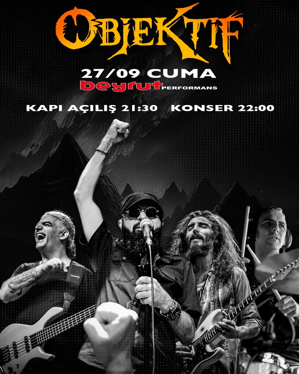 27 Eylül Kartal Beyrut Performans konserimize, şarkılarımızı hep birlikte söylemek için bekliyoruz.