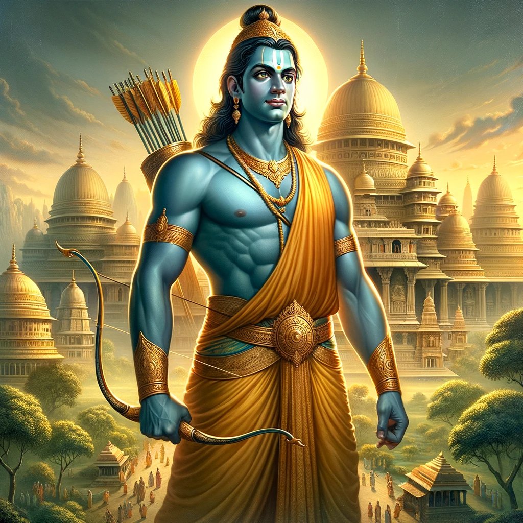 i__m_sandeep's tweet image. श्री राम की दिव्यता और अयोध्या की महिमा का अद्भुत दृश्य। यह तस्वीर हमें धर्म, कर्तव्य और शांति का संदेश देती है। जय श्री राम! 🌸🙏

 #जयश्रीराम #अयोध्या #धर्म&quot;