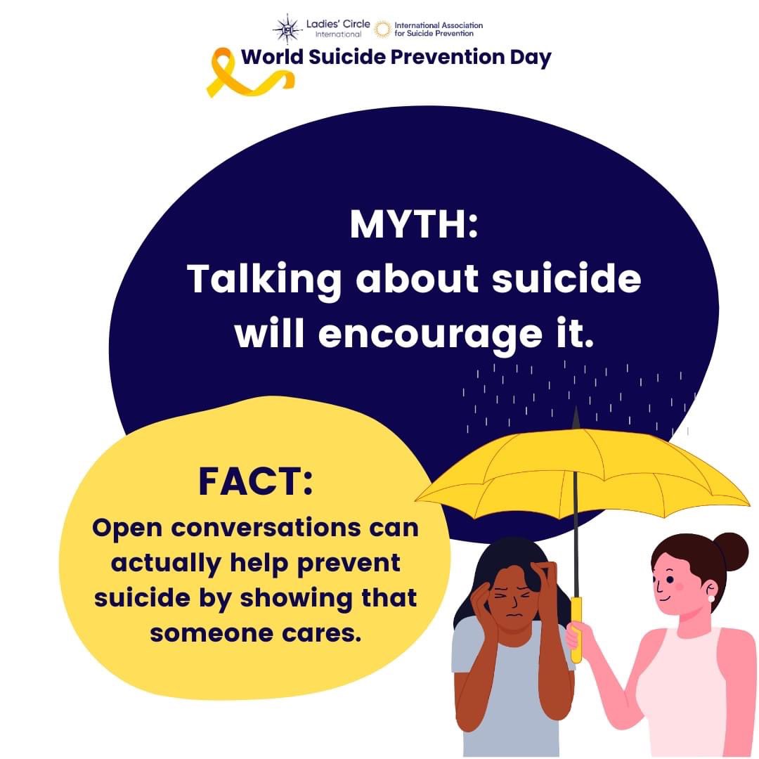 Changing the narrative around suicide requires a collective effort. Together, we can move from silence and stigma towards openness, understanding, and support.
#WorldSuicidePreventionDay #StartTheConversation #LadiesCircle #LCI #OneTeamOneDream #GetInvolved #TransformTogether
