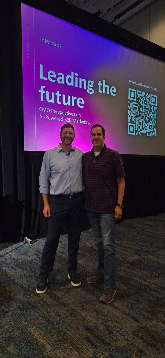 Wrapping up an amazing session with <a href="/paulroetzer/">Paul Roetzer</a> at #MAICON2024. Excited for the rest of the week!