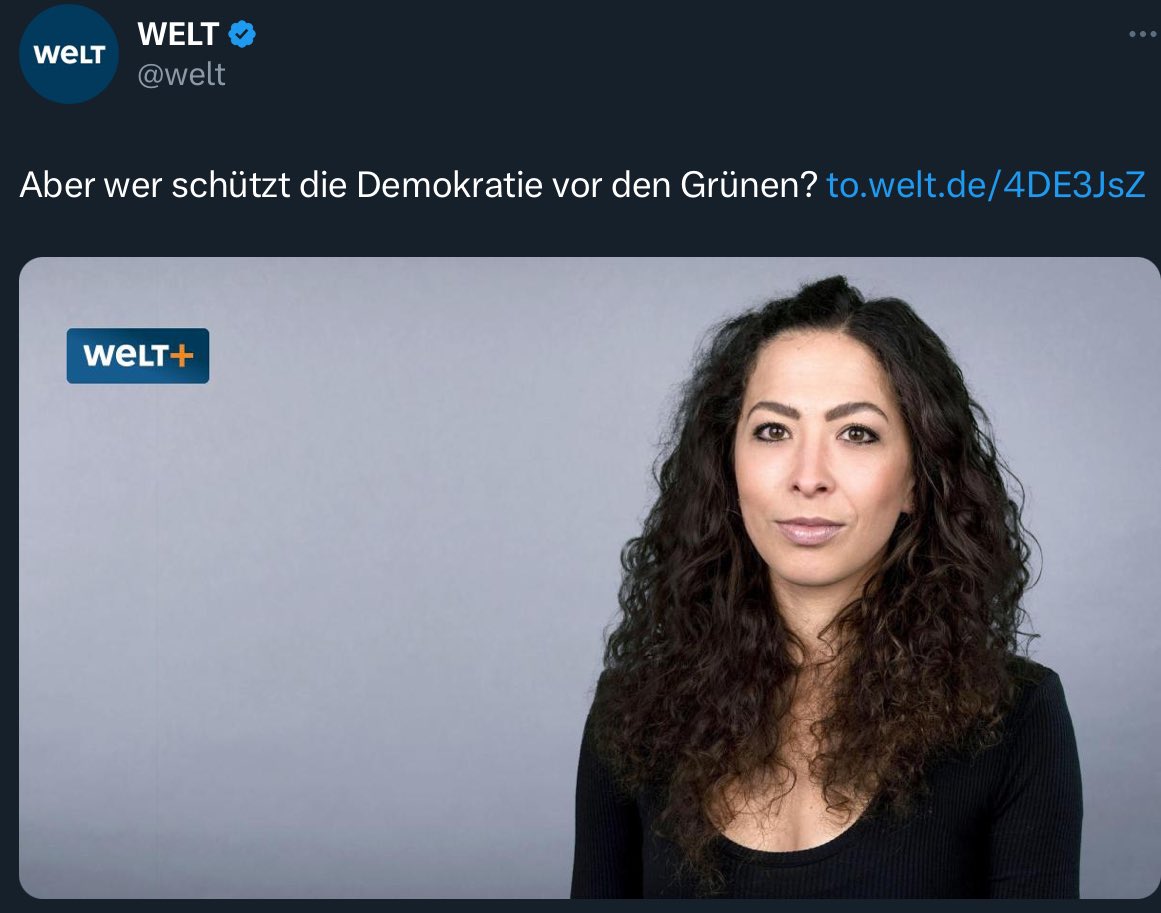Man kann die Politik der Grünen für grottenfalsch halten. Aber <a href="/a_nnaschneider/">Anna Schneider</a>  stempelt sie mit diesem Framing zu Feinden der Demokratie und stimmt damit in den Chor der rechtsextremistischen AfD ein.