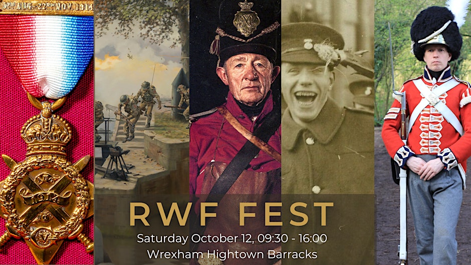 Lovely to see the wealth of military historians supporting RWFFEST this year by attending, presenting or sponsoring..
Have you got your ticket? #Wrexham