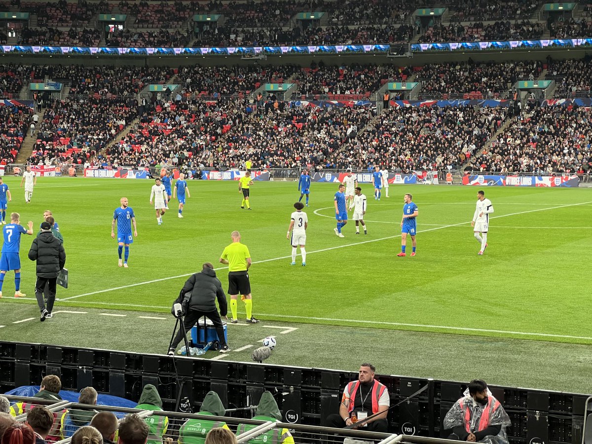 tomilod's tweet photo. #parastapaikanpäällä England vs.  Finland ⁦@Huuhkajat⁩ ⁦@wembleystadium⁩ https://t.co/CQXcG3y60O