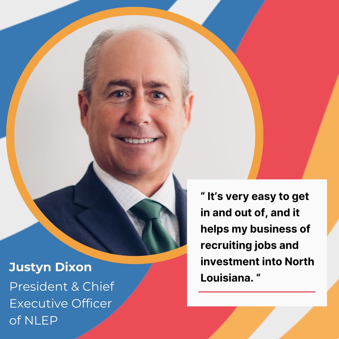 Why does Justyn Dixon, President &amp; Chief Executive
Officer of North Louisiana Economic Partnership, choose to Fly Shreveport? 

"It's very easy to get in and out of, and it helps my business of recruiting jobs and investment into North Louisiana."

facebook.com/flyshreveport