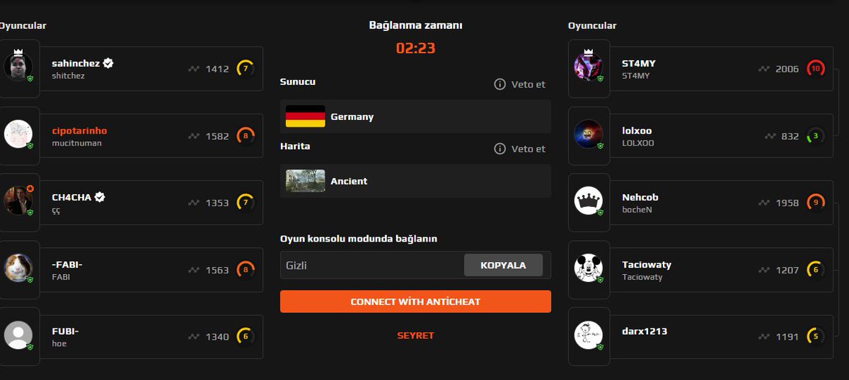 c1potar's tweet photo. @FACEIT_Darwin Dear(3iq)faceit admin. ban this shit https://t.co/flka105u22
