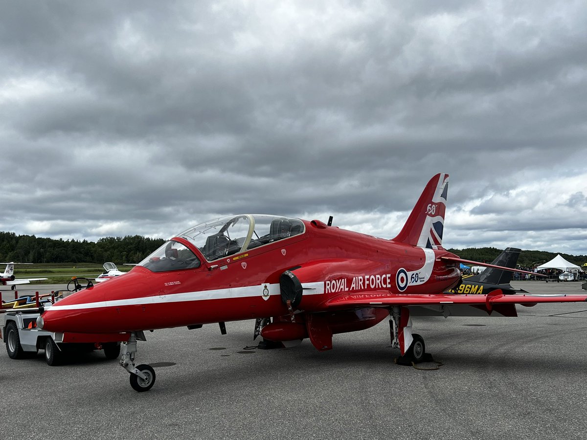 Fantastic few days in Canada with some good friends from across the Pond. The <a href="/rafredarrows/">Red Arrows</a> still talk about the 2019 visit to the <a href="/SpiritAirshow/">Spirit Of St. Louis Air Show & STEM Expo®</a> as their favorite stop on their North American tour. #SpecialRelationship