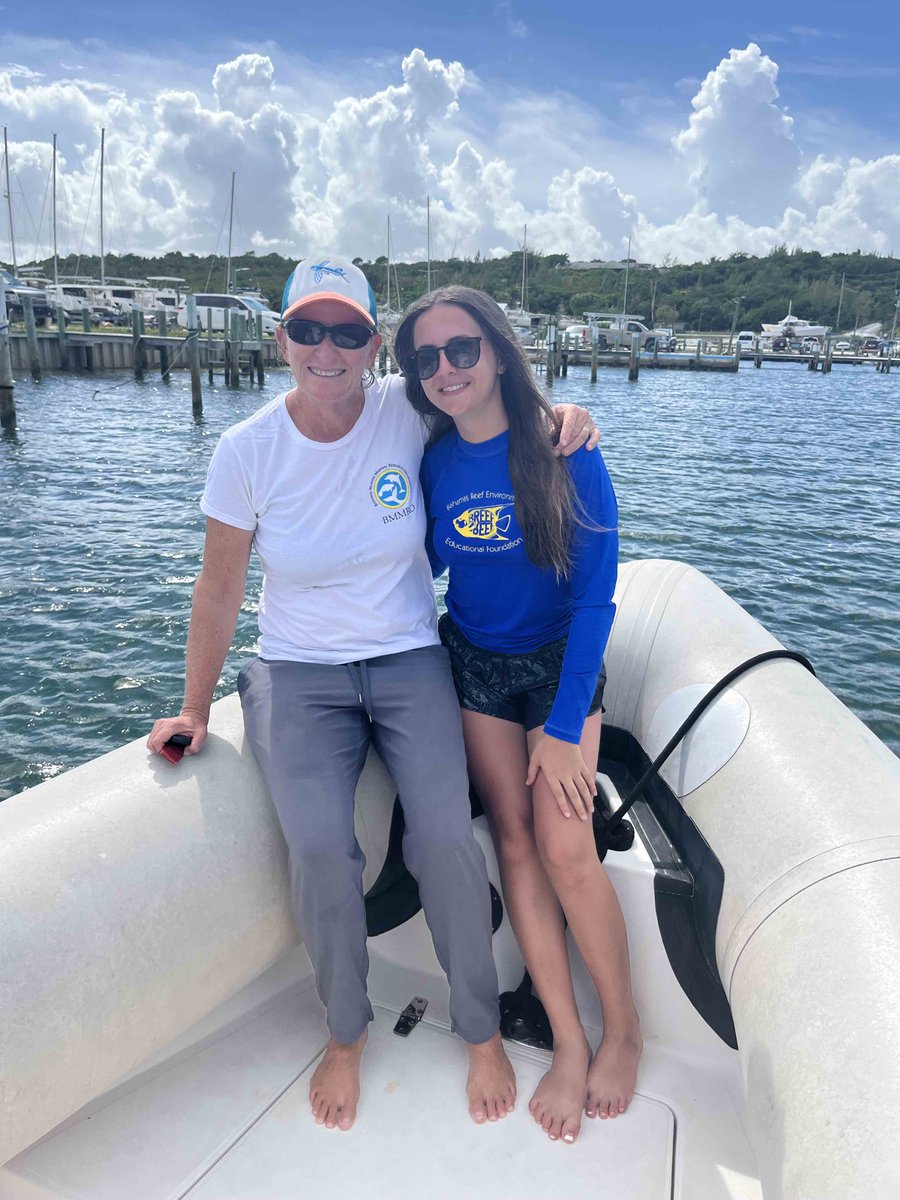Yesterday  we retrieved and redeployed our recorders in the Sea of Abaco that are  documenting dolphin presence and ambient noise, assessing the current status of the dolphin  population impacted by hurricane Dorian. Thank you to Journey, a current  BESS scholar <a href="/BREEF242/">BREEF</a>