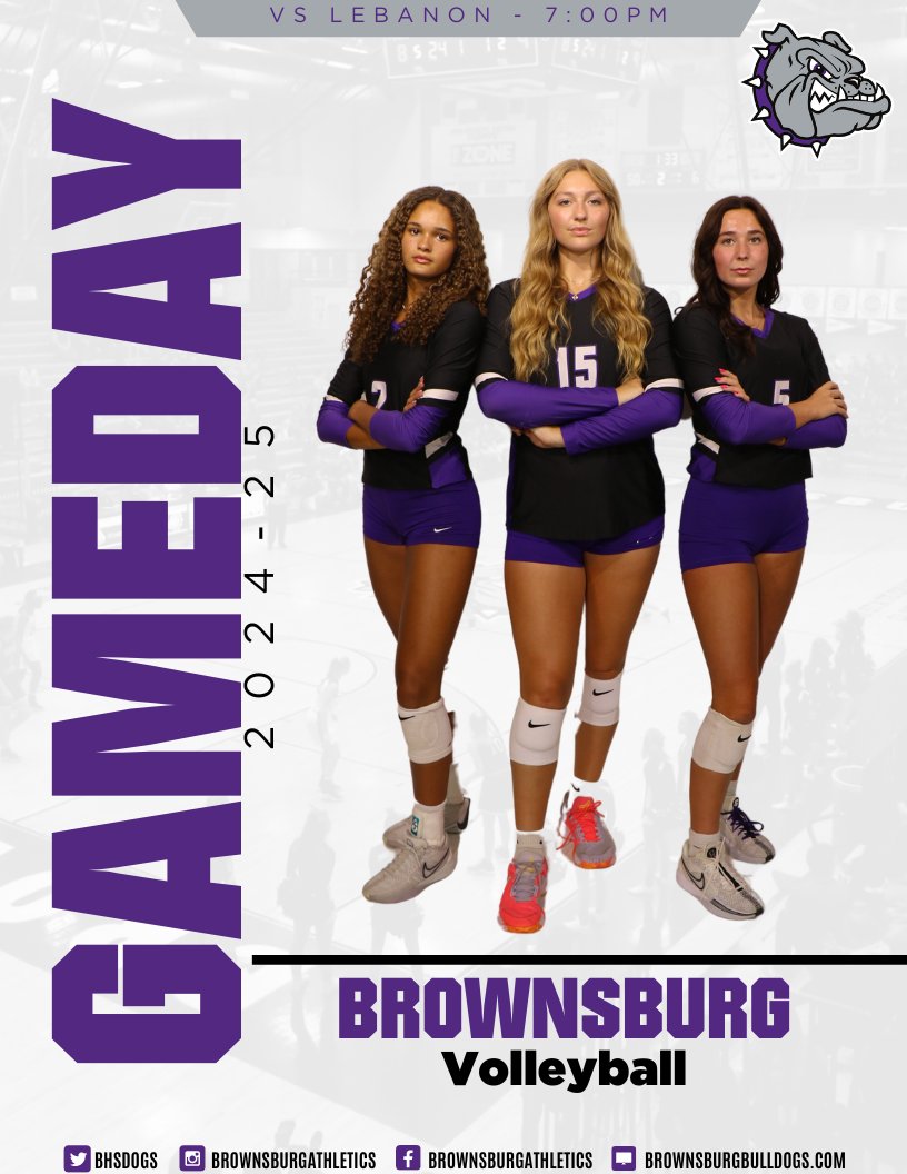 DOGS vs. TIGERS
7:00pm @ BHS
Tickets: brownsburgbulldogs.com/Tickets